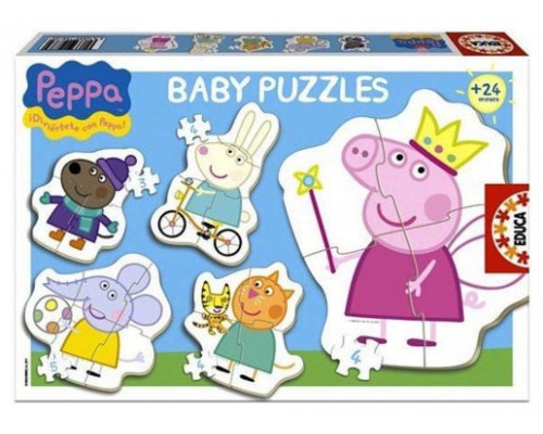 BABY PUZZLE PEPPA PIG +24M EDUCA BORRAS 15622 (Espera 4 dias)