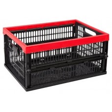 CURVER Caja de almacenaje plegable 47x34x24cm rojo-negro