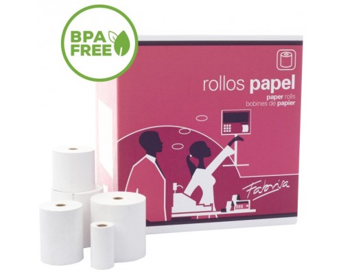 ROLLO TERMICO 57X55X12MM SIN BISFENOL A FABRISA 17929 (MIN10) (Espera 4 dias)