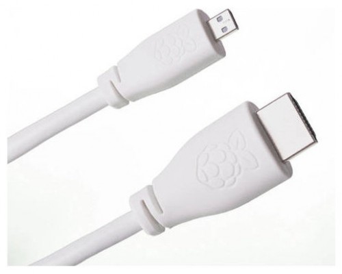 Raspberry Pi T7689AX cable HDMI 1 m HDMI tipo A (Estándar) HDMI tipo D (Micro) Blanco (Espera 4 dias)