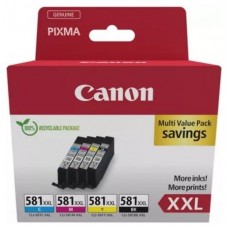 CANON CLI581XXL CMYB Multipack ECOPACK Pixma TR8550 TS6250 MULTIPACK 4- COLORES