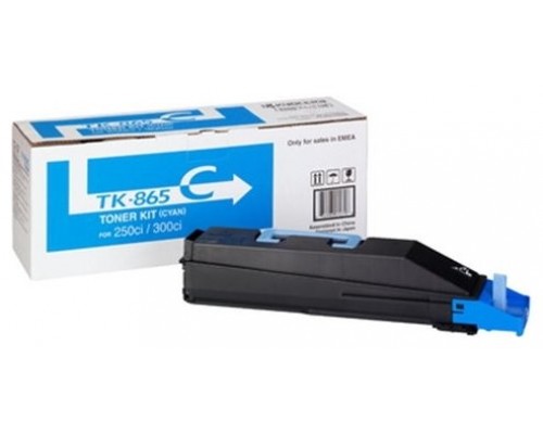 KYOCERA TONER COPIADORA CIAN TASKALFA 200CI/300CI TK865C 12.000 PAGINAS