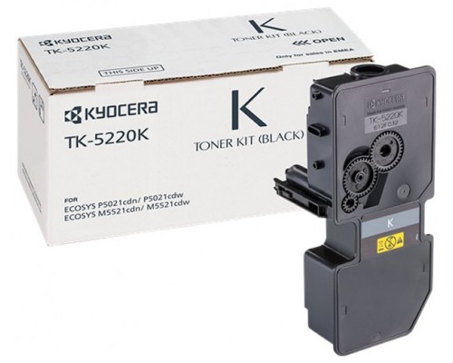 KYOCERA MITA TK-5220K Toner negro ECOSYS M5521cdw, ECOSYS M5521cdn 1200pag