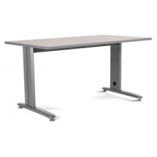 MESA DE OFICINA SERIE METAL 160X80 GRIS / GRIS ROCADA 2002AC02 (Espera 4 dias)