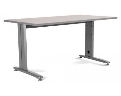 MESA DE OFICINA SERIE METAL 160X80 GRIS / GRIS ROCADA 2002AC02 (Espera 4 dias)