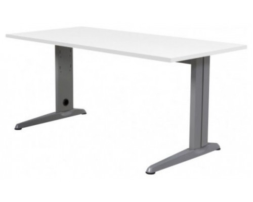 MESA DE OFICINA SERIE METAL 180X80 GRIS / BLANCO ROCADA 2003AC04 (Espera 4 dias)