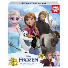 PUZZLE 3D 200 FROZEN "3D LENTICULAR PUZZLE" EDUCA BORRAS 20047 (Espera 4 dias)