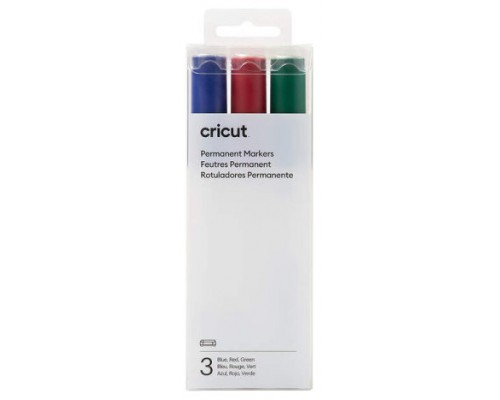 Cricut 2008876 marcador permanente Azul, Verde, Rojo 3 pieza(s) (Espera 4 dias)