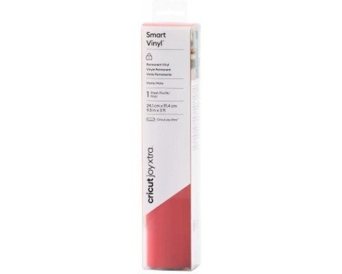 CRICUT SMART VINYL PERMANENT JOY XTRA 24,1X91,5CM 1 SHEET (RED) (Espera 4 dias)