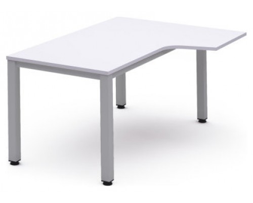 MESA DE OFICINA SERIE EXECUTIVE FORMA L DERECHA 180X120 GRIS / BLANCO ROCADA 2052AD04 (Espera 4 dias)