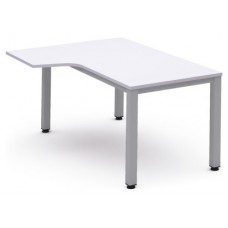 MESA DE OFICINA SERIE EXECUTIVE FORMA L IZQUIERDA 180X120 GRIS / BLANCO ROCADA 2054AD04 (Espera 4 dias)