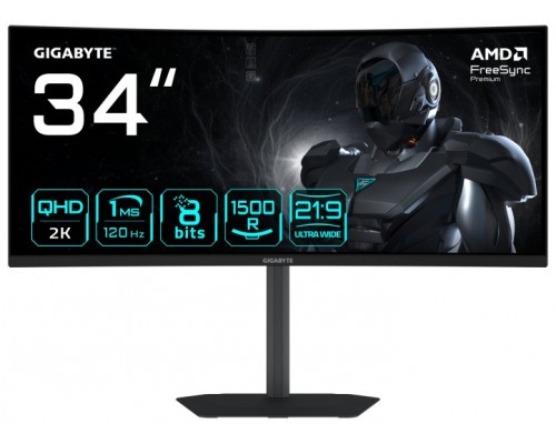 MONITOR GAMING GIGABYTE GS34WQCA 34" 3440X1440 EK