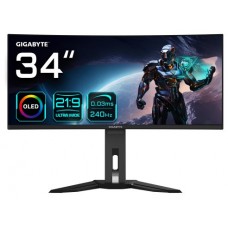 Gigabyte MO34WQC2 pantalla para PC 86,4 cm (34") 3440 x 1440 Pixeles Wide Quad HD OLED Negro (Espera 4 dias)