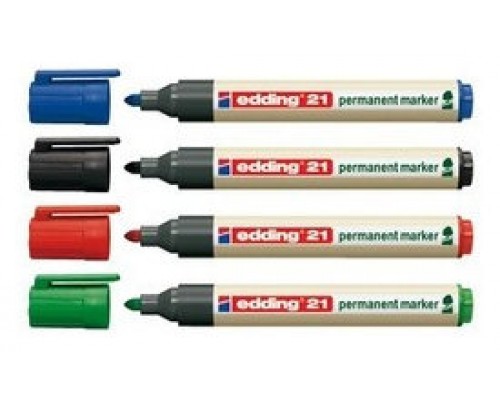 MARCADOR PERMANENTE EDDING ECOLINE 21 COLOR ROJO EDDING 21-002 (Espera 4 dias)