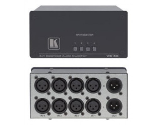 Kramer Electronics VS-4X interruptor de sonido (Espera 4 dias)