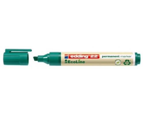 MARCADOR PERMANENTE EDDING ECOLINE 22 COLOR VERDE EDDING 22-004 (Espera 4 dias)