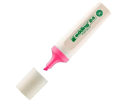 MARCADOR FLUORESCENTE ECOLINE 24 COLOR ROSA EDDING 24-009 (MIN10) (Espera 4 dias)