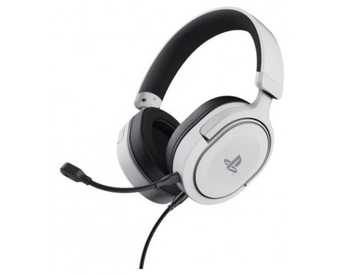 Trust GXT 498 Forta Auriculares Alámbrico Diadema Juego Negro, Blanco (Espera 4 dias)