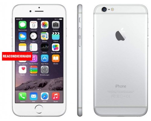 APPLE iPHONE 6 PLUS 128 GB SILVER REACONDICIONADO GRADO A (Espera 4 dias)