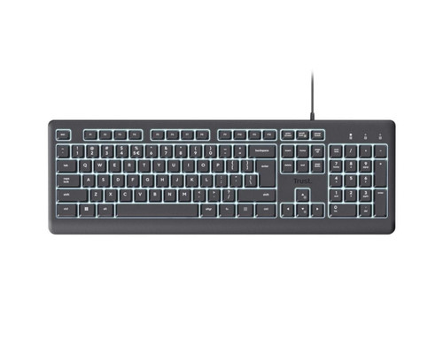 TECLADO TRUST PRIMO ILLUMI BK