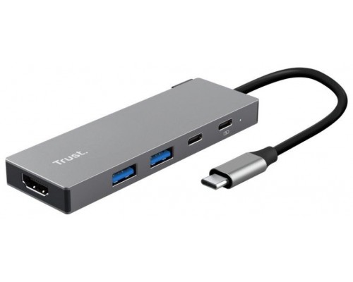 HUB 5 PUERTOS USB-C DALYX GRIS TRUST (Espera 4 dias) HUB 5 PUERTOS USB-C DALYX GRIS TRUST (Espera 4 dias)