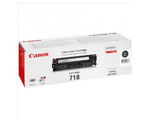 TONER CANON 718BK PACK 2 UD (Espera 4 dias)