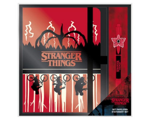 SET DE PAPELERÍA Y BOLÍGRAFO STRANGER THINGS CERDÁ REDSTRING 2700000873 (Espera 4 dias)