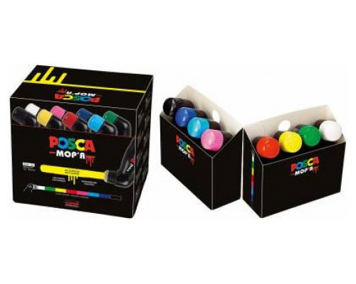 PACK SURTIDO MARCADORES DE PINTURA AL AGUA MOP"R PCM-22 8C PACK POSCA UNI-BALL 285676000 (Espera 4 dias)