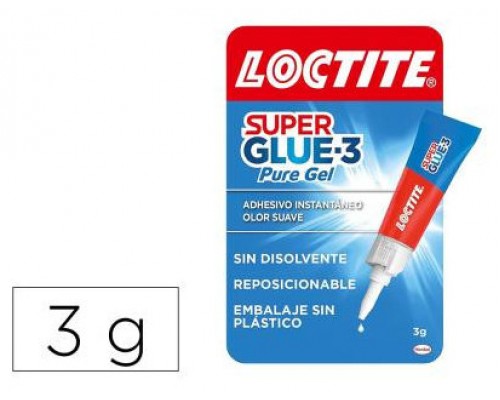 LOCTITE SUPERGLUE-3 GEL REPOSICIONABLE BL 3 GR LOCTITE 2943113 (Espera 4 dias)