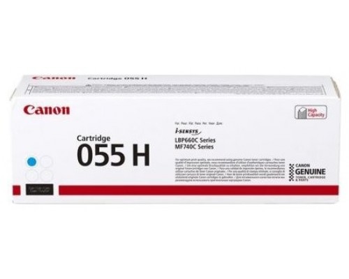 CANON LBP663 LBP664 MF742 MF744 MF745 MF746 Toner cian alta capacidad 055H