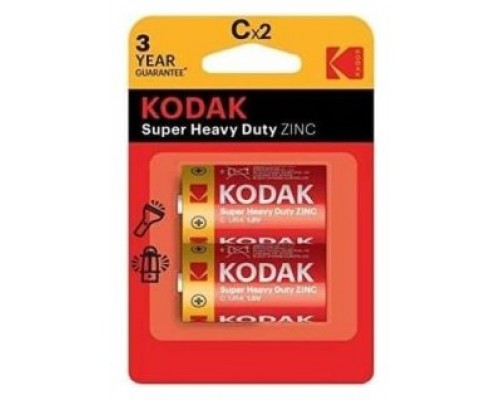 PILAS C LR14 KODAK EXTRA HEAVY DUTY ZINC PACK 2 PILAS C LR14 KODAK EXTRA HEAVY DUTY ZINC PACK 2