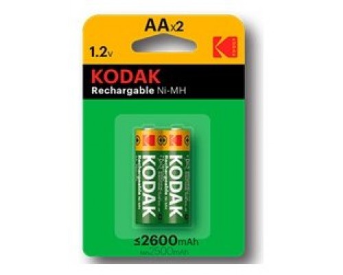 Pila Recargable Kodak Nimh Aa Lr6 2600mah Blister 2