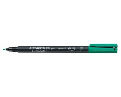 MARCADOR LUMOCOLOR PERMANENTE PUNTA FINA 0,6MM. VERDE STAEDTLER 318-5 (MIN10) (Espera 4 dias)