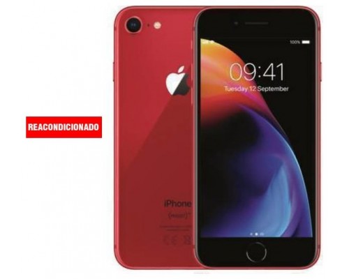 APPLE iPHONE 8 256 GB RED REACONDICIONADO GRADO A (Espera 4 dias)