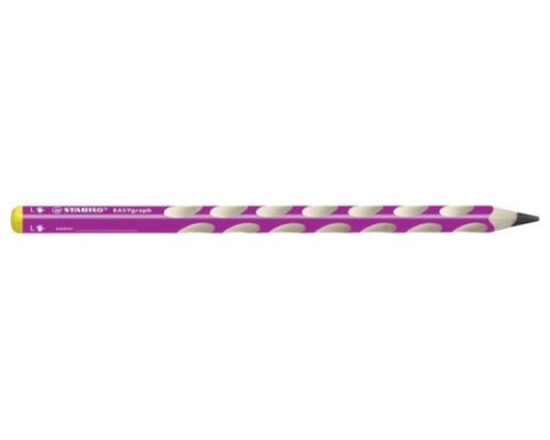 LAPIZ ERGONOMICO EASYGRAPH PARA ZURDOS HB 3,15MM. ROSA STABILO 321/01-HB-6 (MIN6) (Espera 4 dias)