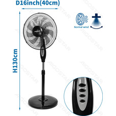 VENTILADOR DE PIE 45W NEGRO AIGOSTAR (Espera 4 dias) VENTILADOR DE PIE 45W NEGRO AIGOSTAR (Espera 4 dias)