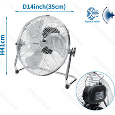 VENTILADOR DE SUELO INDUSTRIAL 60W CROMADO AIGOSTAR (Espera 4 dias) VENTILADOR DE SUELO INDUSTRIAL 60W CROMADO AIGOSTAR (Espera 4 dias)