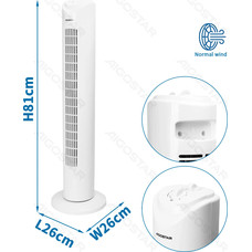 VENTILADOR DE TORRE 45W BLANCO AIGOSTAR (Espera 4 dias) VENTILADOR DE TORRE 45W BLANCO AIGOSTAR (Espera 4 dias)