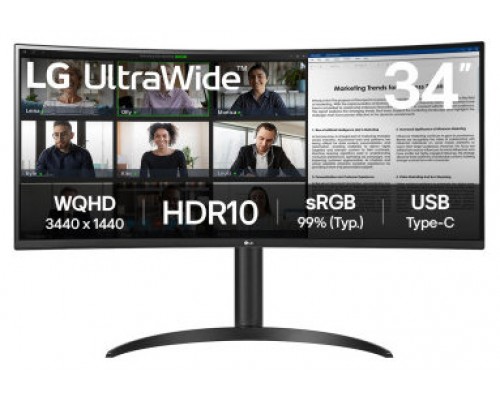 MONITOR LG 34WR50QK-B