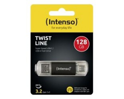 Intenso 3539491 Lápiz USB 3.2 128Gb Twist Line A+C