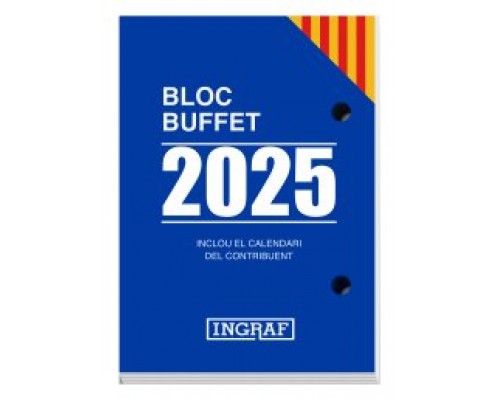 BLOC 2025 BUFFET CATALAN INGRAF 355434 (Espera 4 dias)