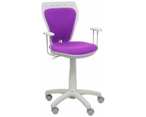 PIQUERAS Y CRESPO NOWY STYL Silla juvenil Ministyle blanca bali lila