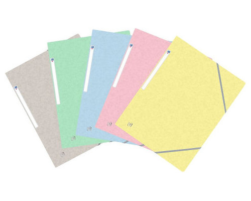 CARPETA DE GOMAS CON SOLAPAS TOP FILE+ TB A4+ - SURTIDO PASTEL OXFORD 400117805 (MIN10) (Espera 4 dias)
