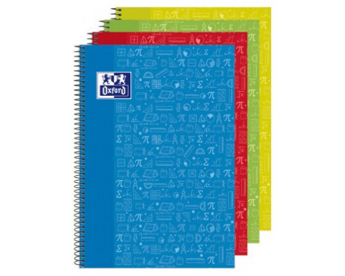 CUADERNO TAPA EXTRADURA WRITE&ERASE Fº 80H 4X4 - MATEMÁTICAS - SURTIDO OXFORD 400136879 (MIN4) (Espera 4 dias)