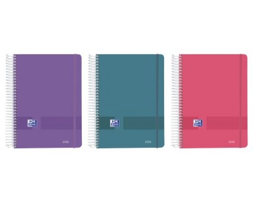 AGENDA 2026 LIVE&GO A5 15X21CM DIA PAGINA COLORES VIVOS OXFORD 400201728 (Espera 4 dias)
