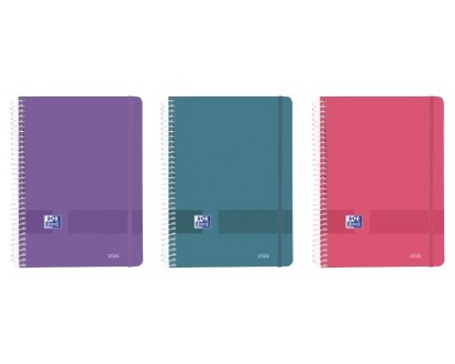 AGENDA 2026 LIVE&GO A5 15X21CM SEMANA VISTA COLORES VIVOS OXFORD 400201729 (Espera 4 dias)