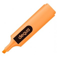 DEQUA Marcador fluorescente trazo 1-4mm naranja