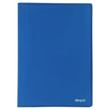 Dequa Carpeta 20 fundas PP A4 azul