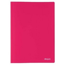 Dequa Carpeta 20 fundas PP A4 fucsia