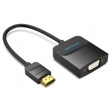 CONVERSOR HDMI A VGA 0.15 M NEGRO VENTION (Espera 4 dias)